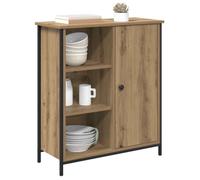 Buffet - vidaXL - en bois d'ingénierie - chêne artisanal - avec 1 porte - 70 x 30 x 80 cm - pour salon ttk48h5495