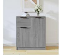 Buffet - VIDAXL - Sonoma - Bois d'ingénierie - 4 portes - 60x30x70 cm - Gris