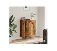 vidaXL Buffet Vieux bois 69,5 x 34 x 90 cm, bois d'ingénierie, 857175