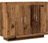 Buffet vieux bois 92x35x75 cm bois d'ingénierie