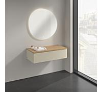 Villeroy & Boch V&B Buffet avec structure de façade Antao 100x26,8x50cm, WBP hon. Oa, si Gr m Lac Quantité:1