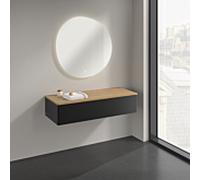Villeroy & Boch V&B Buffet sans structure de façade Antao 120x26,8x50cm, WBP hon. Oa, bleu m Lac Quantité:1