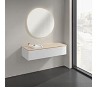 Villeroy & Boch V&B Buffet sans structure de façade Antao 120x26,8x50 cm, WBP botti., blanc brillant Lac Quantité:1