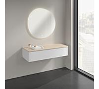 Villeroy & Boch V&B Buffet avec structure de façade Antao 120x26,8x50cm, WBP botti., blanc brillant Lac Quantité:1