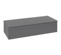Buffet Villeroy & Boch Antao L41000GK, carré, mural, kit de fixation inclus, avec éclairage escamotable 1 x LED/17,6 W, IP 44, composé de : 1 buffet, 1 kit de fixation