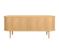 Buffet vintage en bois clair chêne 2 portes coulissantes L160 cm EPIC