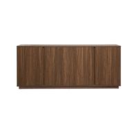 Buffet vintage finition bois noyer 4 portes L180 cm MILLOR