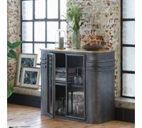 Buffet vitrine en métal locker