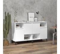 vidaXL Buffets 2 pcs blanc 60x35x70 cm bois d'ingénierie