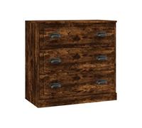 Buffets 2 pcs chêne fumé bois d'ingénierie
