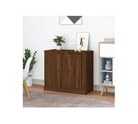 vidaXL Buffets 2 pcs 37,5x35,5x67,5 cm - Chêne marron