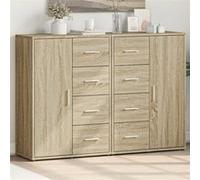 vidaXL Buffets 3276590 - 2 pcs Chêne Sonoma 60x31x84 cm bois d'ingénierie Marron