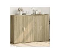 vidaXL Buffets 2 pièces Chêne Sonoma 60x31x84 cm Bois d'ingénierie