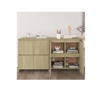 Buffets 2 pcs Chêne Sonoma 70x41x75 cm Bois d'ingénierie3098091