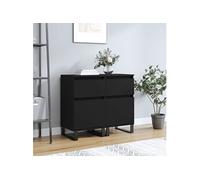vidaXL Buffets 2 pcs - Noir