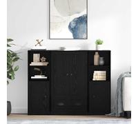Buffets Armoire Latérale Meuble de Rangement 3 pcs Bois d'Ingénierie vidaXL
