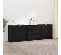 Buffets Meuble de Rangement Armoire Intérieur 3 pcs Bois d'Ingénierie vidaXL