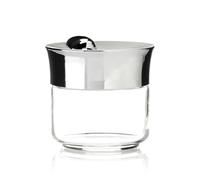 BUGATTI 22-155/05 Acqua Bocal Acier INOX/Porcelaine Blanc 11,5 x 11,5 x 11 cm