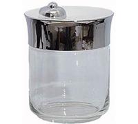 BUGATTI 22-155/10 Acqua Bocal Acier INOX/Porcelaine Blanc 11,5 x 11,5 x 18 cm