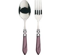 BUGATTI ALCLM-N4211/12 Aladdin Lot de 2 Pièces Service de Table Acier/ABS Lilas 30,5 x 14 x 3 cm