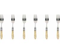 BUGATTI Fourchettes à gâteaux 6 pcs SET Fourchettes à dessert Acier inoxydable Fourchettes Nouveau ALADDIN
