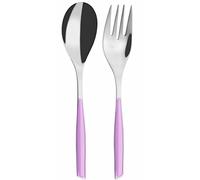 BUGATTI GLLU-021F11/12 Glamour Lot de 2 Pièces Service de Table SAN/Acier Lilas 25 x 12 x 3 cm