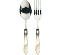 BUGATTI OXBAM-N3211/12 Oxford Lot de 2 Pièces Service de Table Acier/ABS Ivoire 30,5 x 14 x 3 cm
