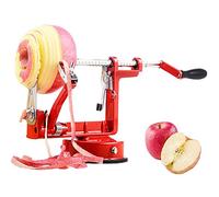 Bugucat Pèle-Pomme Ventouse, Éplucheur 3 en 1 pour Pomme de Terre Avec Base Sous Vide Puissante et Cutter, Coupe-Pommes Professionnel, Machine à Éplucher Les Pommes, Vide-Pomme, Coupe-Fruits