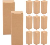 BUGUUYO 50pièces Boîte Emballage pour Lèvres Papier Kraft Coffret Cadeau Beauté Résistant pour Huiles Essentielles Rangement Cosmétiques et Petits Objets