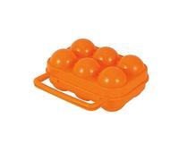 BUGUUYO Boîte À Œufs Portable 6 Compartiments 16.00X15.00X7.00cm | Matériau Pp, 3 Pièces, Usage Barbecue Et Camping, Compatible Avec Toutes Sortes D'Œufs