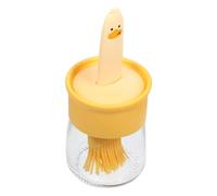 BUGUUYO Brosse à barbecue et pinceau à pâtisserie en silicone avec bouteille résistante à haute température, conçu pour crêpes et grillades