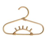 BUGUUYO Cintre en Rotin Bébé 10.63X7.09 Pouces Petit Cintre Enfant pour Chemises Robes Vêtements De Bébé Organisation Chambre Surface Lisse