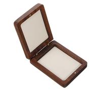 BUGUUYO Coffret de Rangement en Bois pour Badges et Pins, Solution D'affichage Stockage Élégante, Style Rétro Compact, pour Bureau ou Table
