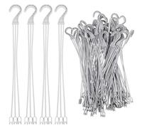 BUGUUYO Crochets pour Plantes Suspendues Supports Multi-usages en Plastique Robustes 50pcs pour Sandales Femme Décoration de Jardin Extérieur