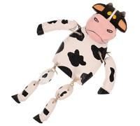 BUGUUYO Figurine de Vache en Bois, Décoration Créative, Modèle Mignon | Ornement de Maison, Style Cartoon pour Garçon et Filles, Usage Intérieur, Thème Pâques, Petit Objet Décoratif