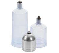 BUGUUYO Flacons D'aérographe en Plastique et Métal Non Déformable et Résistant 3pcs Sprayer Capacité 10ml/20ml/40ml pour Model Making et Décoration de Gâteaux