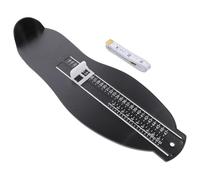 BUGUUYO Jauge de Pied Adulte avec Ruban Mesureur, Plastique Léger, Mesure Précise EU et UK, Outil Pratique pour Choix de Chaussures en Milieu Professionnel, Pour Hommes, Femmes et