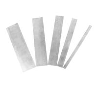 BUGUUYO Lot de 5 Grattoirs en Acier Manganèse pour Bois Outils de Ponçage pour Meubles Dimensions 1-5 CM pour Polissage et Finition de Meubles en Bois Utilisation Menuiserie et