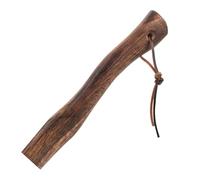 BUGUUYO Manche de Hache en Bois de Remplacement Simple à Installer, Manche Ergonomique Incurvé pour Petite Hache Courte, Outil Solide pour Bûcheronnage et Jardinage