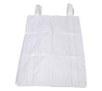 BUGUUYO Paquet Grosse Capacité en PP Blanc Résistant à l'abrasion pour Sable et Déchets de Construction, pour Chantier et Levage Mécanique Lourd, Capacité 1-1,5 Tonnes