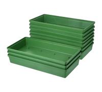 BUGUUYO Plateau de Composition Floral en Mousse 10 Pièces Plastique Vert | Réutilisable, Design Multifonction, Fixation des Fleurs, Lot de Dix pour Grandes Décorations et Fêtes