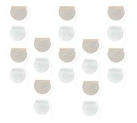 BUGUUYO Sachets de Filtration Pratiques et Sûrs 200 Pièces pour Thé en Papier Rond pour Thé en Vrac