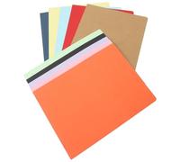 BUGUUYO Séparateurs avec Poches A4 Papier 10 pièces Porte-Documents à Poche Double-Pocket pour Rangement de Bureau et Gestion de Documents