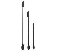 BUGUUYO Spatule en silicone à confiture double extrémité 3 pièces, grattoirs flexibles légers pour crème et beurre, ustensiles de pâtisserie pour et chez des amis