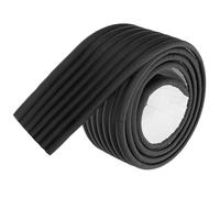 BUGUUYO Tapis d'Escalier en Mousse Double Couche pour Échelle de Lit Superposé, Protection Adhésive Auto-adhésive, 2 M, Noir, Coussin Antichoc, Utilisation en Dortoir