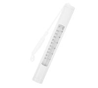 BUGUUYO Thermomètre de Piscine Flottant Précis en Pvc Blanc pour Spas et Étangs, Mesure Rapide et Fiable Température de L'eau en Intérieur et Extérieur