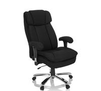 BUILDER XXL I | Tissu - Siège pivotant XXL Noir