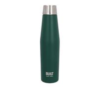 BUILT Apex - Bouteille Isotherme avec Bouchon Hermétique, 100% Réutilisable, Sans BPA, Gourde en Acier Inoxydable 18/10, 540 ml, Vert Foncé