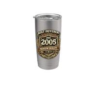 Built Differently 2005 Anniversaire Naissance Année 2005 Légende Joke Gobelet isotherme en acier inoxydable double paroi