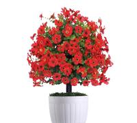 Buissons Artificiels - Boule Réaliste de 56 cm pour Décoration Maison, Fleurs Artificielles pour Extérieur | Faux Buissons Fleuris,Pour Jardinières, Balcons, Patios, Extérieur, Fêtes, Bureaux, Cadeaux